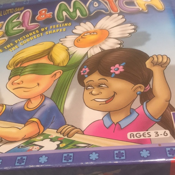 Feel & Match Game A special Lotto Game very RARE Complete hand feel Shape Game - Picture 5 of 8